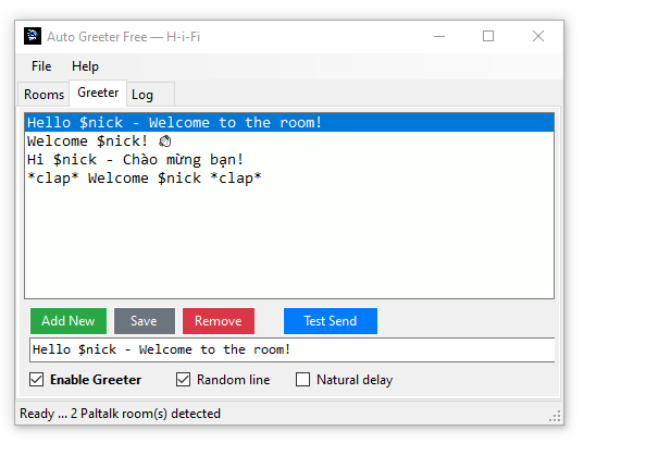 Cổng Chào Paltalk - Auto Greeter Free